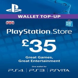 PLAYSTATION NETWORK CARD - £35 (PS VITA/PS3/PS4)