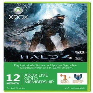 12 + 1 MONTH XBOX LIVE GOLD MEMBERSHIP + HALO 4 CORBULO EMBLEM (XBOX ONE/360)