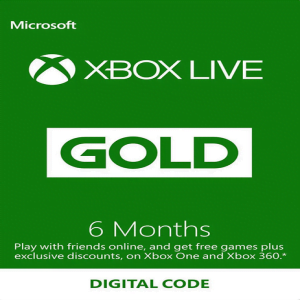 6 MONTH XBOX LIVE GOLD MEMBERSHIP (EU)