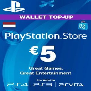 PLAYSTATION NETWORK (PSN) CARD - 5 EUR (NETHERLANDS)
