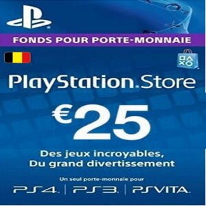PLAYSTATION NETWORK (PSN) CARD - 25 EUR (BELGIUM)