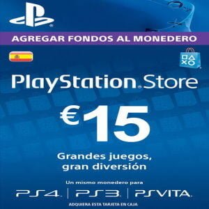 PLAYSTATION NETWORK (PSN) CARD - 15 EUR (SPAIN)