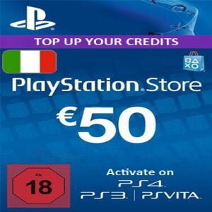 PLAYSTATION NETWORK (PSN) CARD - 50 EUR (ITALY)
