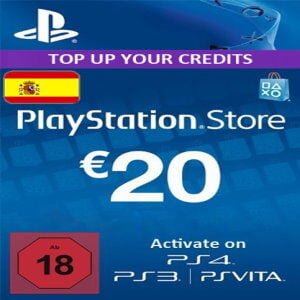PLAYSTATION NETWORK (PSN) CARD - 20 EUR (SPAIN)