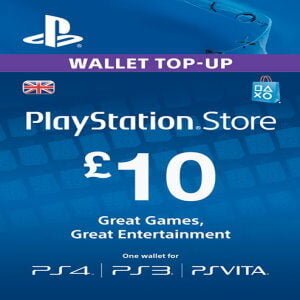 PLAYSTATION NETWORK CARD - £10 (PS VITA/PS3/PS4)
