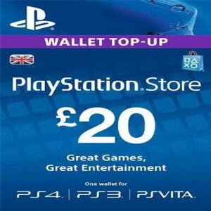 PLAYSTATION NETWORK CARD - £20 (PS VITA/PS3/PS4)