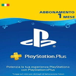 PLAYSTATION PLUS - 1 MONTH SUBSCRIPTION (ITALY)