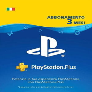 PLAYSTATION PLUS (PS+) - 3 MONTH SUBSCRIPTION (ITALY)