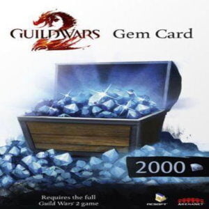 GUILD WARS 2 2000 GEM POINTS CARD (PC) - STEAM