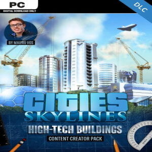 CITIES SKYLINES - CONTENT CREATOR PACK HIGH-TECH BUILDINGS DLC - STEAM