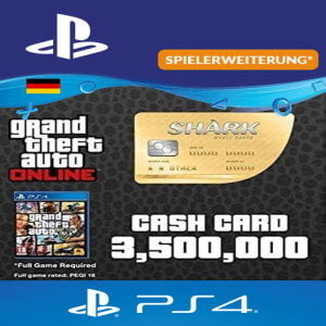 GTA WHALE SHARK CARD PS4 (GERMANY) - PSN KEY