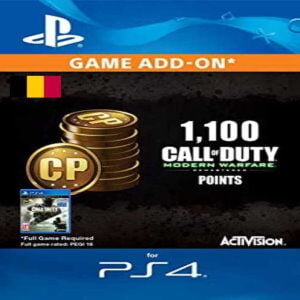 CALL OF DUTY MODERN WARFARE - 1100 POINTS PS4 (BELGIUM) - PSN KEY