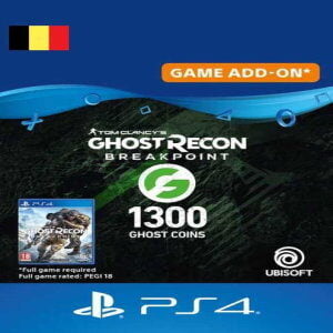 GHOST RECON BREAKPOINT - 1300 GHOST COINS PS4 (BELGIUM) - PSN KEY