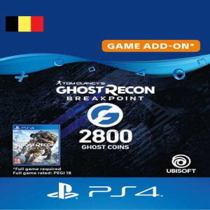 GHOST RECON BREAKPOINT - 2800 GHOST COINS PS4 (BELGIUM) - PSN KEY