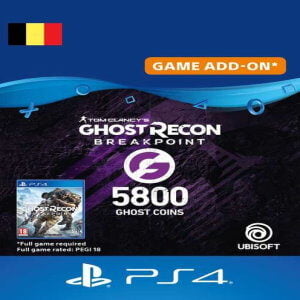 GHOST RECON BREAKPOINT - 5800 GHOST COINS PS4 (BELGIUM) - PSN KEY