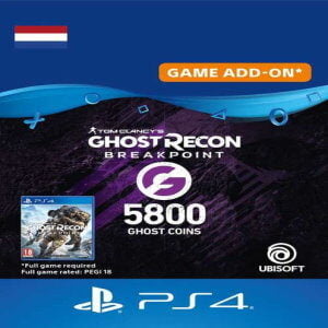 GHOST RECON BREAKPOINT - 5800 GHOST COINS PS4 (NETHERLANDS) - PSN KEY
