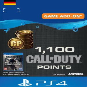 CALL OF DUTY MODERN WARFARE - 1100 POINTS PS4 (GERMANY) - PSN KEY