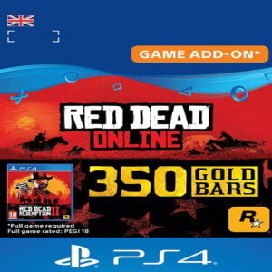 RED DEAD ONLINE: 350 GOLD BARS PS4 (UK) - PSN KEY
