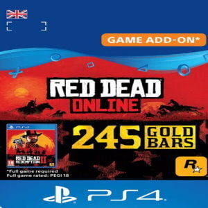 RED DEAD ONLINE: 245 GOLD BARS PS4 (UK) - PSN KEY