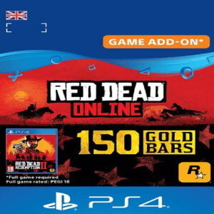 RED DEAD ONLINE 150 GOLD BARS PS4 (UK) - PSN KEY