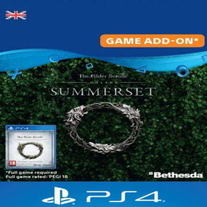THE ELDER SCROLLS ONLINE: SUMMERSET UPGRADE EDITION PS4 (UK) - PSN KEY