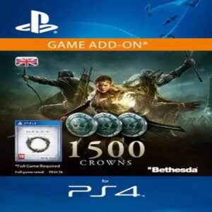 THE ELDER SCROLLS ONLINE: TAMRIEL UNLIMITED - 1500 CROWNS PS4 (UK) - PSN KEY