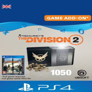 TOM CLANCY'S THE DIVISION 2 PS4 - 1050 PREMIUM CREDITS PACK - PSN KEY