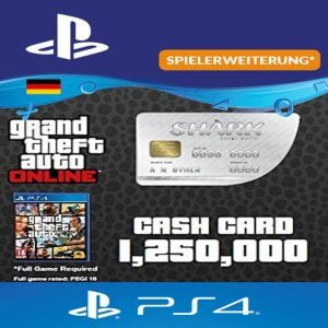 GTA GREAT WHITE SHARK CARD PS4 (GERMANY) - PSN KEY