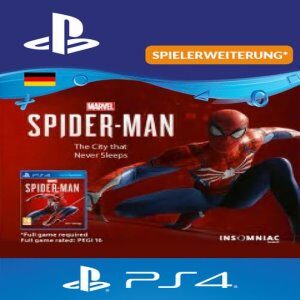 MARVELS SPIDER-MAN THE CITY THAT NEVER SLEEPS PS4 (GERMANY) - PSN KEY
