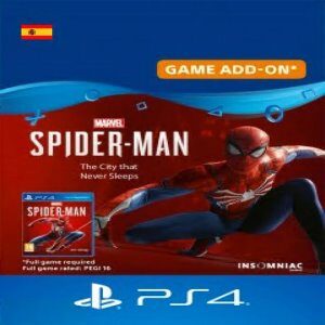 MARVELS SPIDER-MAN THE CITY THAT NEVER SLEEPS PS4 (SPAIN) - PSN KEY