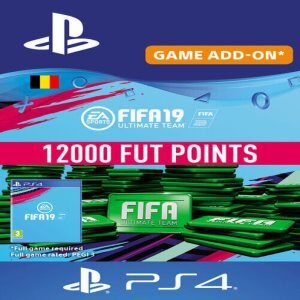 FIFA 19 - 12000 FUT POINTS PS4 (BELGIUM) - PSN KEY