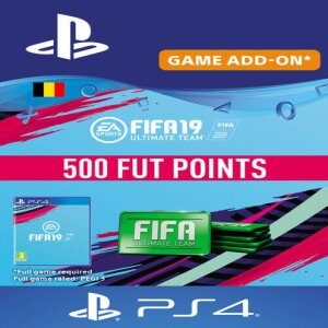 FIFA 19 - 500 FUT POINTS PS4 (BELGIUM) - PSN KEY