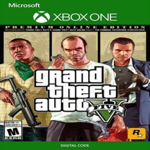 GRAND THEFT AUTO V 5: PREMIUM ONLINE EDITION XBOX ONE (UK)