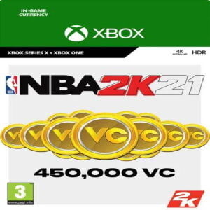NBA 2K21: 450,000 VC XBOX ONE