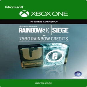 TOM CLANCY'S RAINBOW SIX SIEGE 7560 CREDITS PACK XBOX ONE
