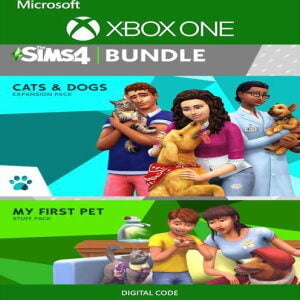 THE SIMS 4 CATS AND DOGS PLUS MY FIRST PET STUFF BUNDLE XBOX ONE (US)