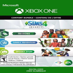 THE SIMS 4 - SEASONS, JUNGLE ADVENTURE, SPOOKY STUFF XBOX ONE (UK)
