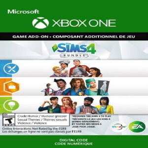 THE SIMS 4 BUNDLE - GET TO WORK, DINE OUT, COOL KITCHEN STUFF XBOX ONE (UK)