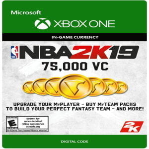 NBA 2K19: 75,000 VC XBOX ONE