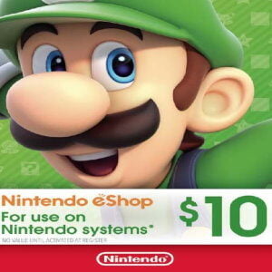 NINTENDO ESHOP CARD - 10 CAD