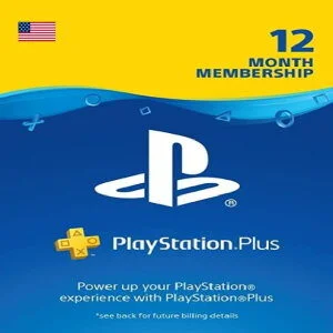 1-YEAR PLAYSTATION PLUS MEMBERSHIP (PS+) - PS3/PS4/PS5 DIGITAL CODE (USA)