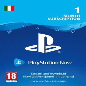 PLAYSTATION NOW 1 MONTH SUBSCRIPTION (ITALY)