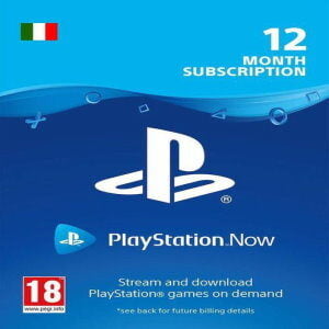 PLAYSTATION NOW 12 MONTH SUBSCRIPTION (ITALY)
