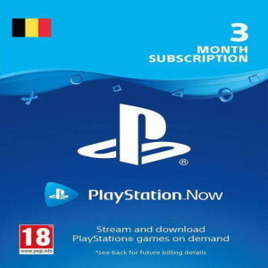 PLAYSTATION NOW - 3 MONTH SUBSCRIPTION (BELGIUM)