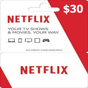 NETFLIX GIFT CARD - 30 USD US