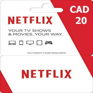NETFLIX GIFT CARD - 20 CAD CA