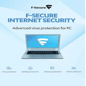 F-Secure Internet Security (PC) - 3 Users, 1 Year - F-Secure Key - GLOBAL