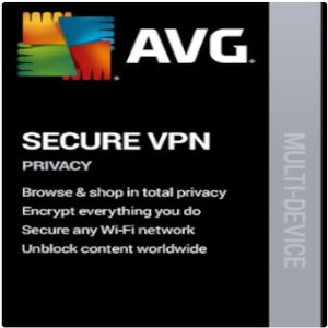 AVG Secure VPN (5 Devices, 1 Year) AVG GLOBAL - PC, Android, Mac, iOS -
