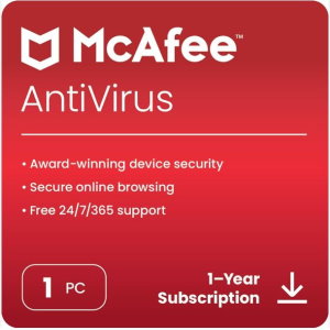 McAfee 1 PC 1 Years Anti-virus