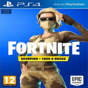 PlayStation Network PlayStation Network Fortnite Scorpion Skin + 1000 V-Bucks PS4 (EU)